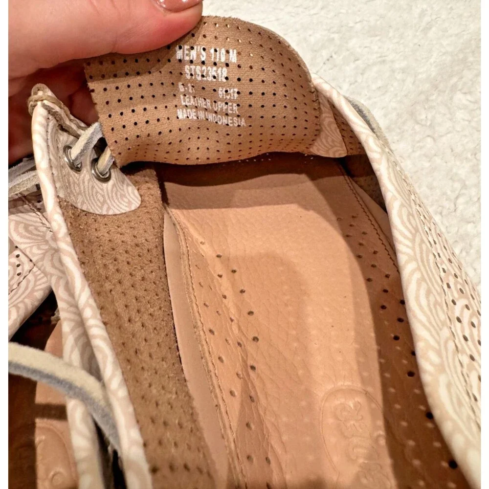 Size 11 Sperry Captains OX Wave Birch Moccasin